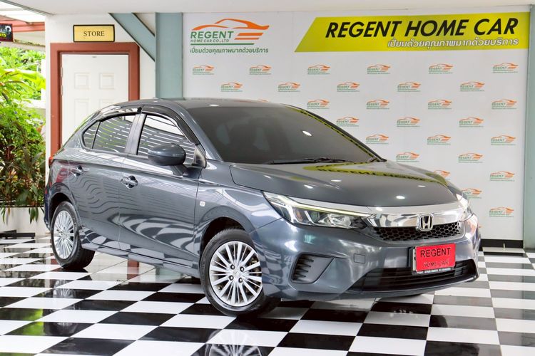 Honda City 2022 1.0 S+ Sedan เบนซิน ไม่ติดแก๊ส เกียร์อัตโนมัติ เทา