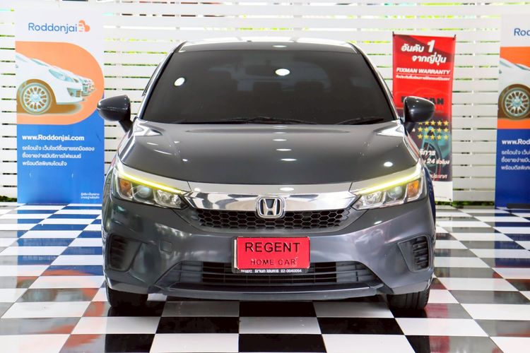 Honda City 2022 1.0 S+ Sedan เบนซิน ไม่ติดแก๊ส เกียร์อัตโนมัติ เทา รูปที่ 2