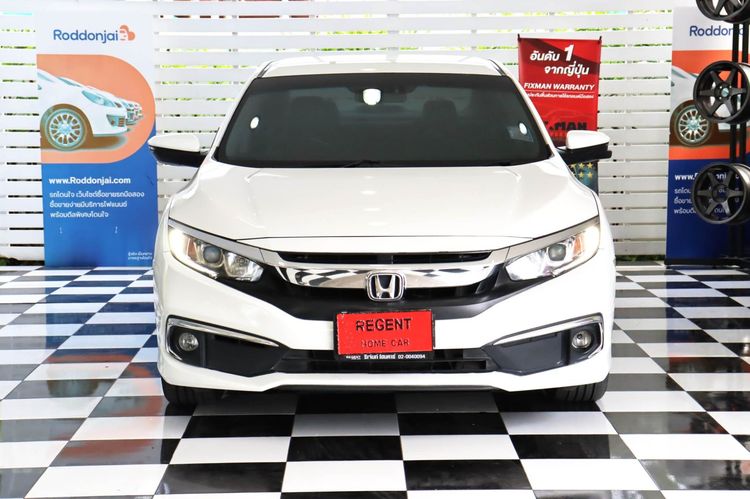Honda Civic 2021 1.8 EL i-VTEC Sedan เบนซิน ไม่ติดแก๊ส เกียร์อัตโนมัติ ขาว รูปที่ 2