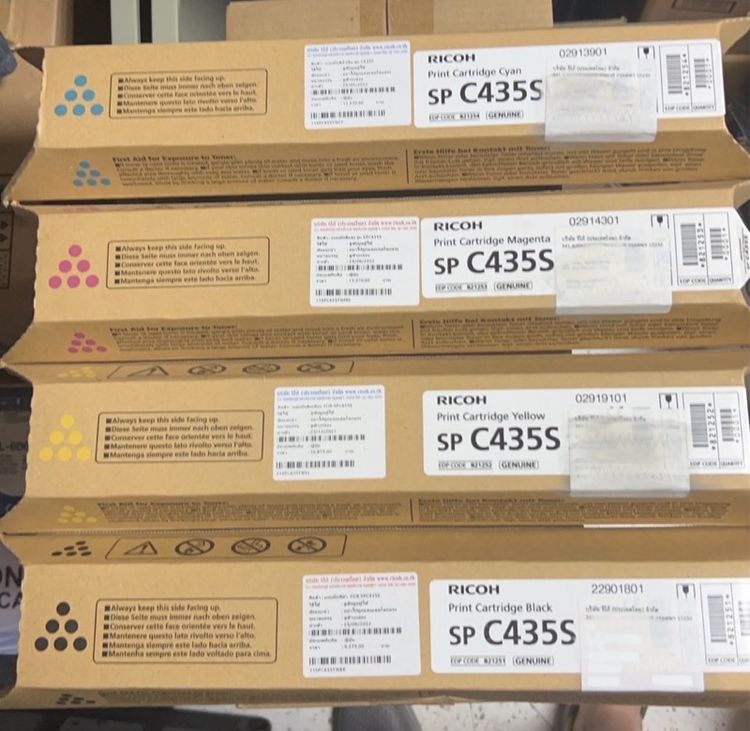 หมึกเครื่องปริ้นเตอร์สี RICOH C435DN,ชุดดรัม ของใหม่ทั้งหมด รับประกันสินค้าแท้ 
