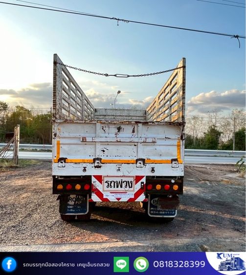 รถพ่วงกระบะคอกสูงไม่ดั้ม Hino 344 ปี 64  รูปที่ 6