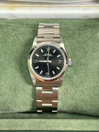 Rolex Oyster Perpetual Boy 31mm.หน้าดำ กล่องใบครบ