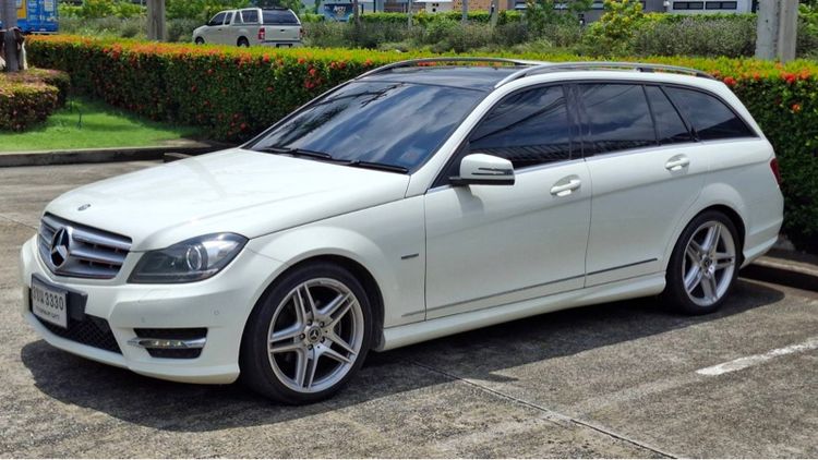 Mercedes-Benz C-Class 2012 C180 AMG Utility-car เบนซิน ไม่ติดแก๊ส เกียร์อัตโนมัติ ขาว รูปที่ 3