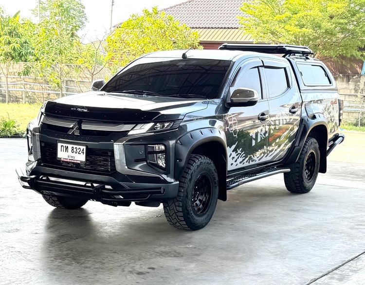 Mitsubishi Triton 2019 2.4 GT Premium 4WD Pickup ดีเซล ไม่ติดแก๊ส เกียร์อัตโนมัติ เทา รูปที่ 3