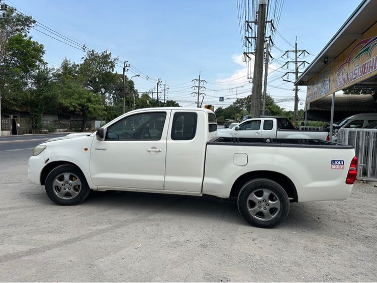 Toyota Hilux Vigo Champ 2013 Smart Cab 2.5 J Pickup ดีเซล ไม่ติดแก๊ส เกียร์ธรรมดา ขาว รูปที่ 4
