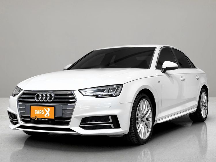 Audi Audi A4  2017 2.0 Sedan เบนซิน ไม่ติดแก๊ส เกียร์อัตโนมัติ ขาว