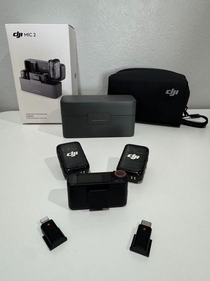 ขาย DJI Mic 2 Full Kit (2TX + 1RX + Charging Case) สภาพใหม่มาก รูปที่ 2