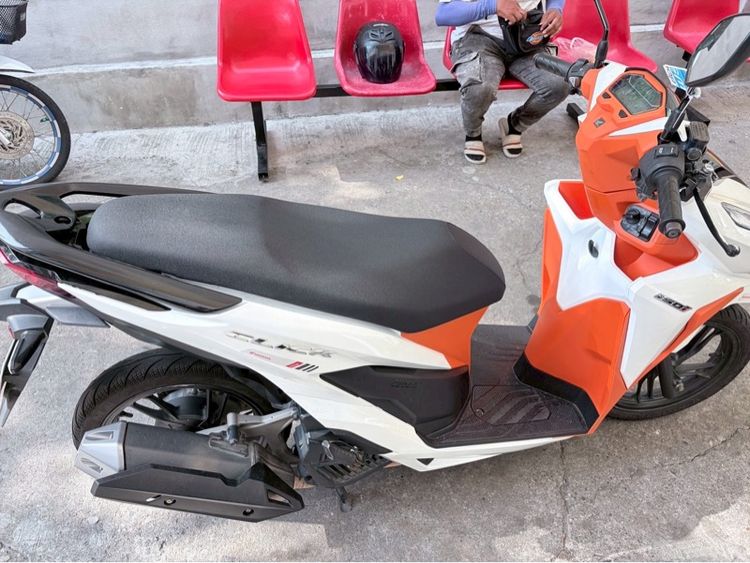 HondaClick150 ขาวส้ม รูปที่ 7