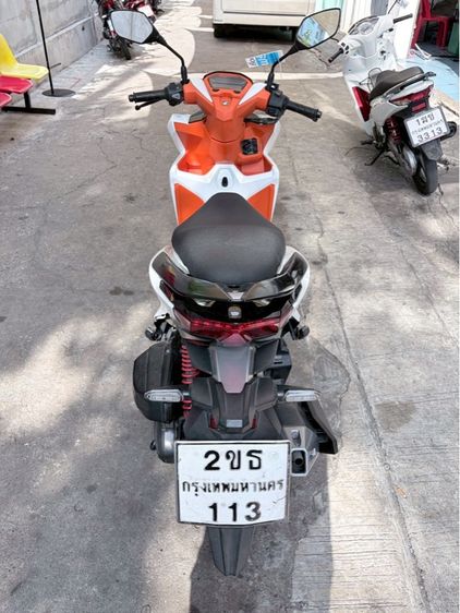 HondaClick150 ขาวส้ม รูปที่ 6