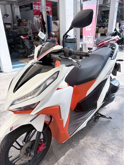 HondaClick150 ขาวส้ม รูปที่ 2