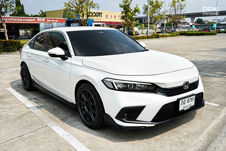 Honda Civic 2021 1.5 EL+ Sedan เบนซิน ไม่ติดแก๊ส เกียร์อัตโนมัติ ขาว รูปที่ 3