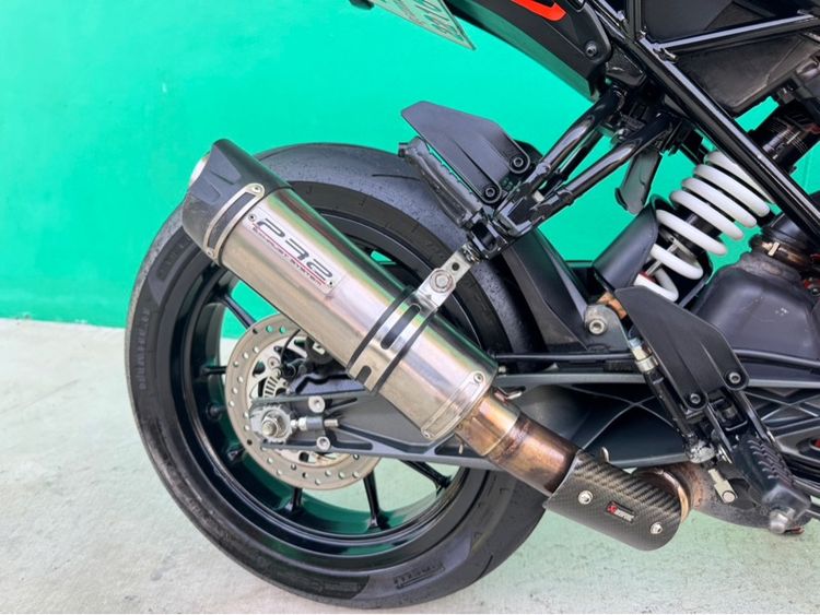 KTM 390 Duke สีดำ ปี17จด20 วิ่ง9,000โล  รถมือเดียว  รูปที่ 8