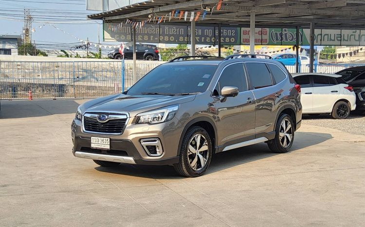 Subaru Forester 2020 2.0 S ES 4WD Utility-car เบนซิน ไม่ติดแก๊ส เกียร์อัตโนมัติ น้ำตาล