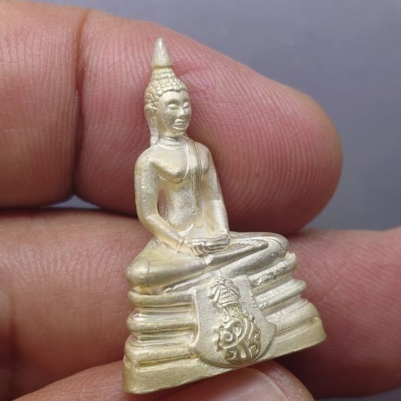 พระกริ่งพระพุทธโสธร ภปร. รุ่นย้อนยุค สร้างพระอุโบสถ พ.ศ. 2539 เนื้อเงิน พิมพ์ใหญ่ พร้อมกล่องเดิม ใบเซอร์ รูปที่ 5