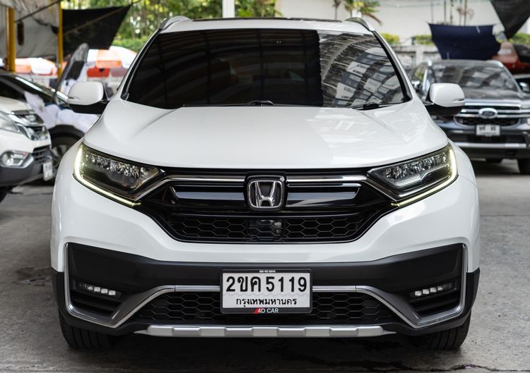 Honda CR-V 2021 2.4 ES 4WD Utility-car เบนซิน ไม่ติดแก๊ส เกียร์อัตโนมัติ ขาว