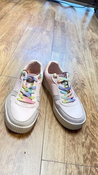 รองเท้าผ้าใบ หนังสังเคราะห์ UK 7.5 | EU 41 1/3 | US 9 ชมพู Skechers สเก็ตเชอร์ส รองเท้าผู้หญิง 