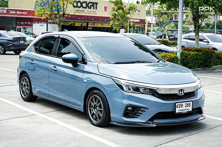Honda City 2023 1.0 S+ Sedan เบนซิน ไม่ติดแก๊ส เกียร์อัตโนมัติ ฟ้า รูปที่ 3