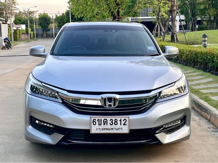 Honda Accord 2017 2.0 Hybrid Tech Sedan เบนซิน ไม่ติดแก๊ส เกียร์อัตโนมัติ เทา