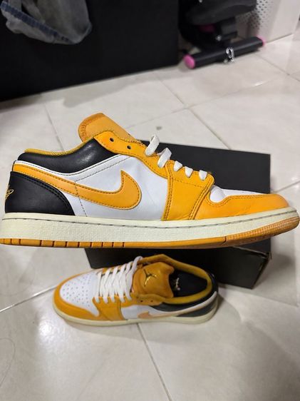 เหลือง หนังแท้ รองเท้าผ้าใบ UK 8 | EU 42 | US 8.5 Nike Jordan 1 low Taxi