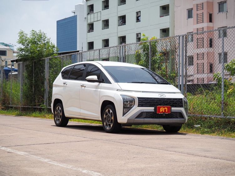 Hyundai Stargazer 2023 1.5 Smart 6 Utility-car เบนซิน ไม่ติดแก๊ส เกียร์อัตโนมัติ ขาว รูปที่ 2