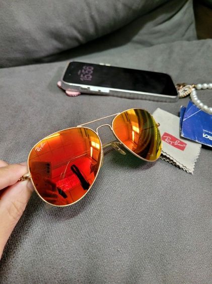 แว่นกันแดด Ray Ban แท้ ปรอทส้ม