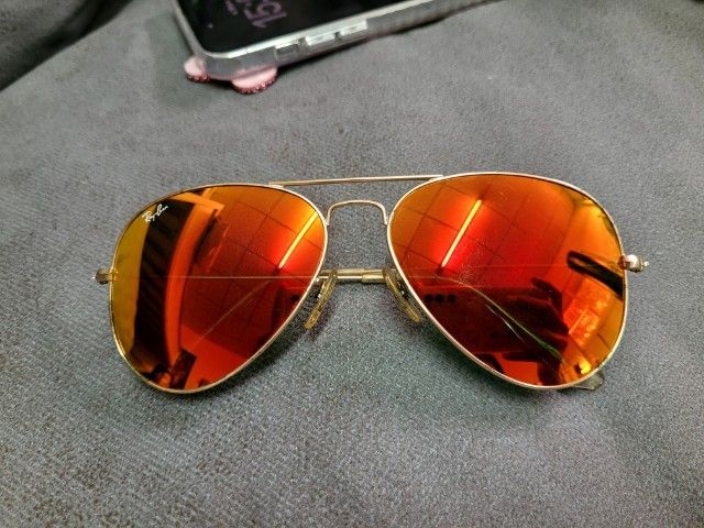 แว่นกันแดด Ray Ban แท้ ปรอทส้ม รูปที่ 3