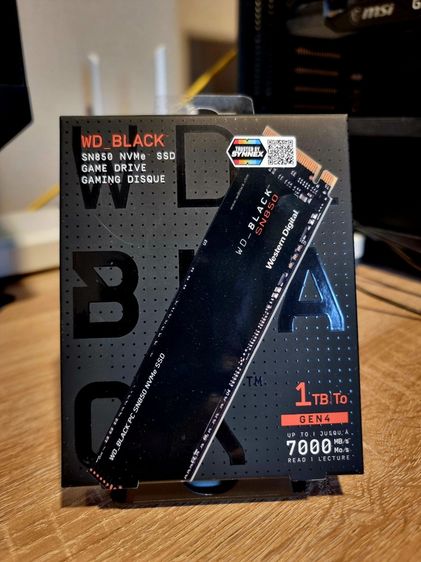 ที่เก็บข้อมูลและเมมโมรี่การ์ด ขาย SSD NVME M.2 WD BLACK SN850 1TB มือสองสภาพใหม่