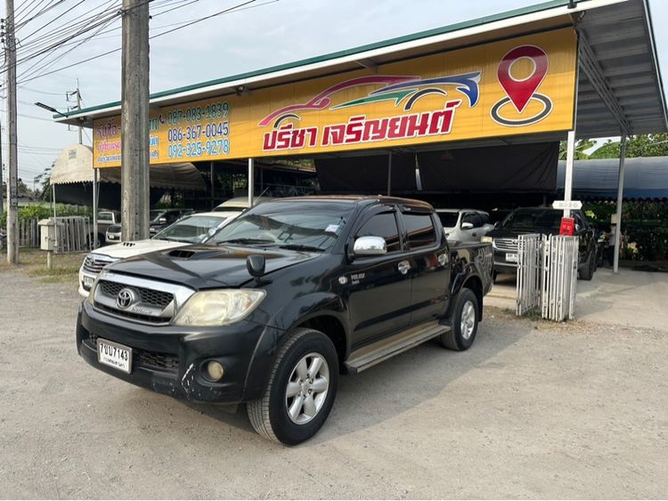 Toyota Hilux Vigo 2011 2.5 E Prerunner VN Turbo Pickup ดีเซล ไม่ติดแก๊ส เกียร์ธรรมดา ดำ