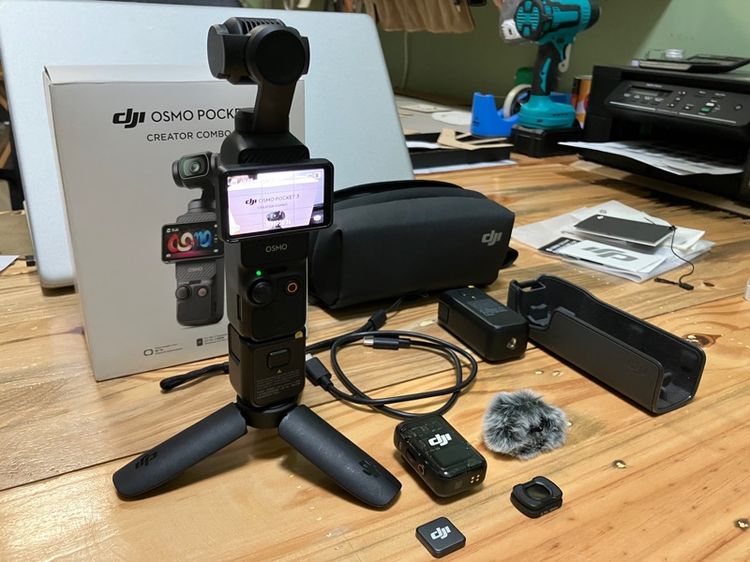 ยี่ห้ออื่นๆ กล้องคอมแพค ไม่กันน้ำ Dji osmo pocket 3 สภาพคือยกจากที่ร้านมาไว้ที่บ้าน แทบไม่เคยใช้เลยครับ