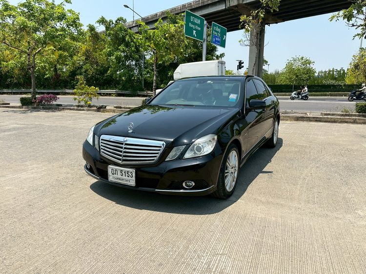 Mercedes-Benz E-Class 2010 E200 CGI Sedan เบนซิน ไม่ติดแก๊ส เกียร์อัตโนมัติ ดำ รูปที่ 2