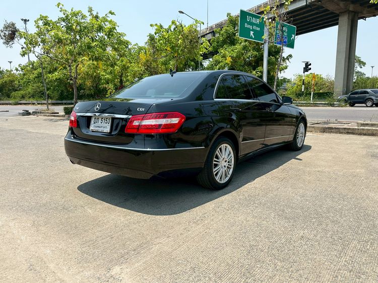 Mercedes-Benz E-Class 2010 E200 CGI Sedan เบนซิน ไม่ติดแก๊ส เกียร์อัตโนมัติ ดำ รูปที่ 4