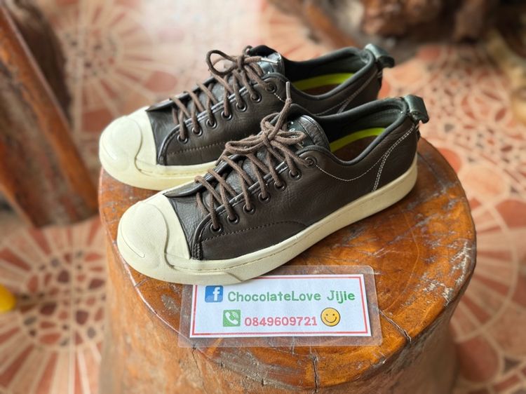 น้ำตาล หนังแท้ รองเท้าผ้าใบ UK 6.5 | EU 40 | US 7 🔺Converse🔺