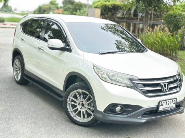 Honda CR-V 2013 2.0 E 4WD Utility-car เบนซิน ไม่ติดแก๊ส เกียร์อัตโนมัติ ขาว