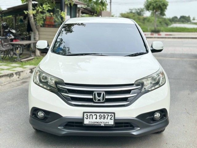 Honda CR-V 2013 2.0 E 4WD Utility-car เบนซิน ไม่ติดแก๊ส เกียร์อัตโนมัติ ขาว รูปที่ 2