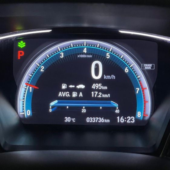 Honda Civic 2020 1.8 EL i-VTEC Sedan เบนซิน เกียร์อัตโนมัติ ดำ รูปที่ 2