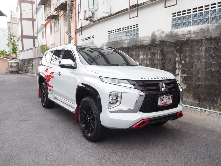 Mitsubishi Pajero Sport 2022 2.4 GT Plus Ralliart Utility-car ดีเซล ไม่ติดแก๊ส เกียร์อัตโนมัติ ขาว รูปที่ 2