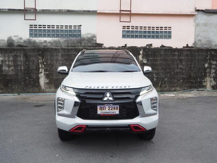 Mitsubishi Pajero Sport 2022 2.4 GT Plus Ralliart Utility-car ดีเซล ไม่ติดแก๊ส เกียร์อัตโนมัติ ขาว รูปที่ 3