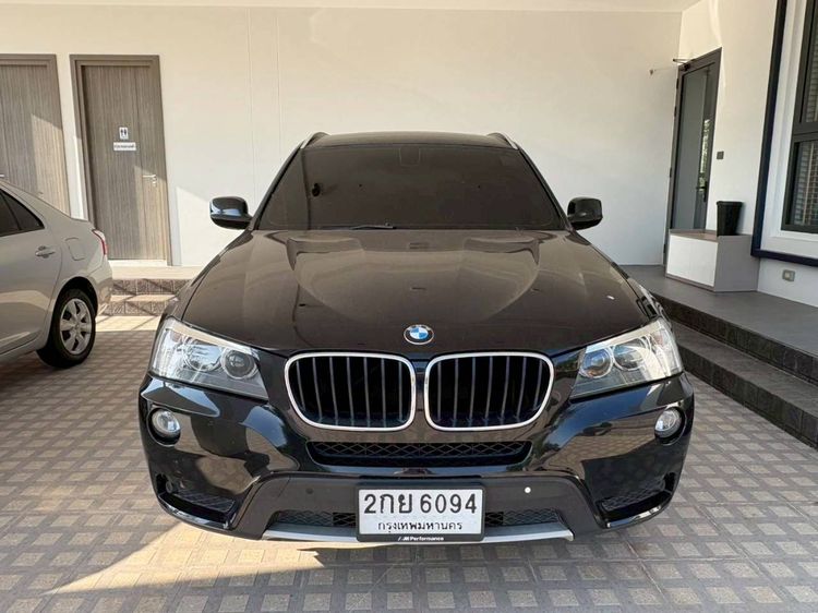 BMW X3 2013 2.0 xDrive20d Highline 4WD Sedan ดีเซล ไม่ติดแก๊ส เกียร์อัตโนมัติ ดำ