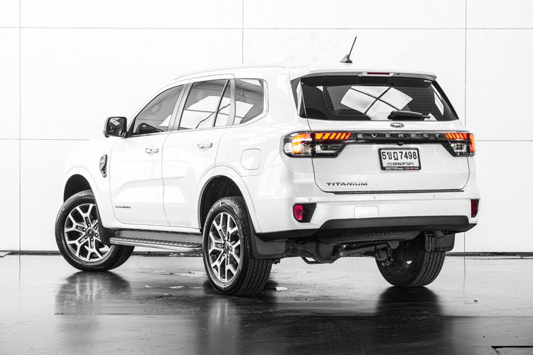 Ford Everest 2023 2.0 Titanium Plus Utility-car ดีเซล ไม่ติดแก๊ส เกียร์อัตโนมัติ ขาว รูปที่ 4