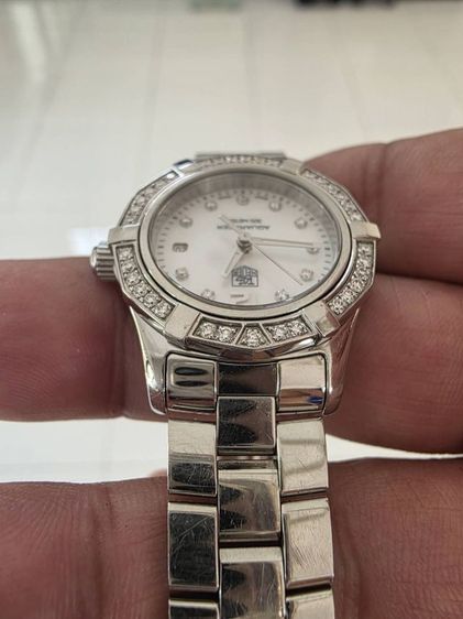 tag heuer aquaracer waf 1416 ladysize fulldimond.  รูปที่ 2