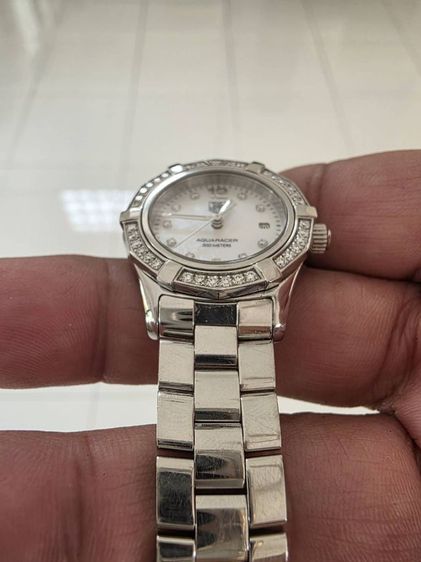 tag heuer aquaracer waf 1416 ladysize fulldimond.  รูปที่ 5