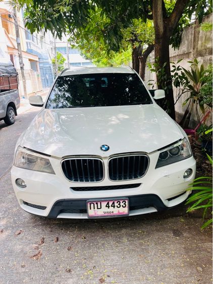 BMW X3 2013 2.0 xDrive20d Highline 4WD Utility-car ดีเซล ไม่ติดแก๊ส เกียร์อัตโนมัติ ขาว