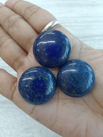 หินลาพีชแท้ทรงกลม   เม็ดละ