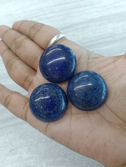 หินลาพีชแท้ทรงกลม   เม็ดละ รูปที่ 2