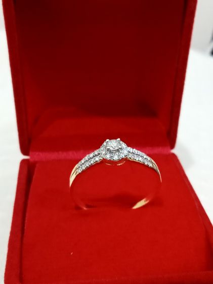 แหวนเพชรเบลเยี่ยมแท้น้ำร้อย รูปที่ 3