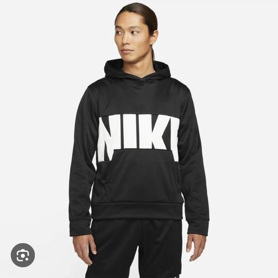 เสื้อฮู้ด Nike (big logo) มีกระเป๋า (สีดำสนิท ไม่เฟด ไม่ซีด) รูปที่ 9