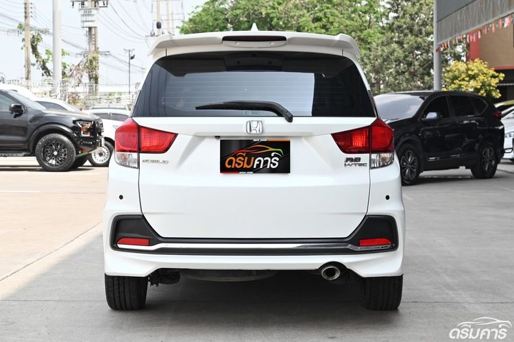 Honda Mobilio 2017 1.5 RS Utility-car เบนซิน ไม่ติดแก๊ส เกียร์อัตโนมัติ ขาว รูปที่ 4