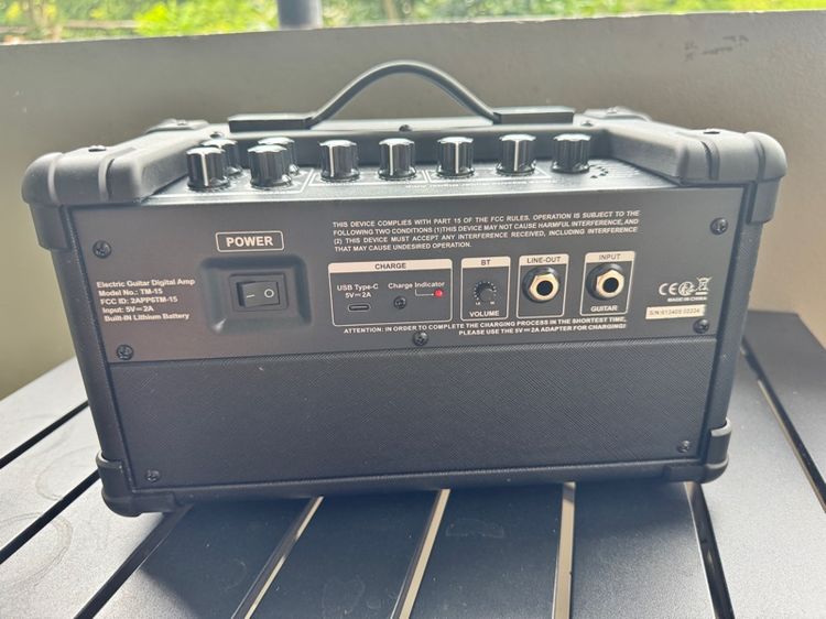 ตู้แอมกีตาร์ขนาดเล็ก UNIQUE TM-15 มีบลูทูธในตัวสำหรับซ้อม รูปที่ 3
