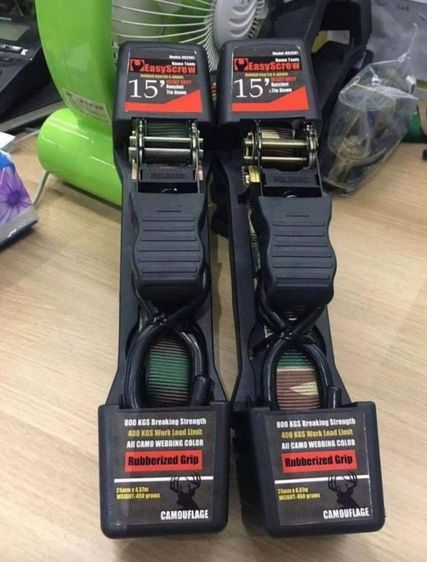 อื่นๆ เลหลังล้างสต็อกโรงงาน เอาไปขายได้กำไรดี สายรัดอเนกประสงค์ สีลายพราง ขนาด  1 นิ้ว x 5 เมตร รับแรง 879 kg 