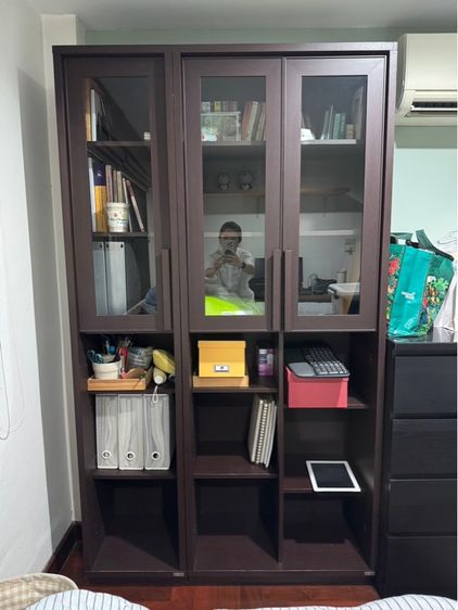 ตู้หนังสือ 115 x 100 x 40 ซม (ไม่รวมส่ง)